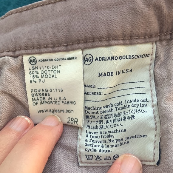 Adriano Goldschmied The Stilt Cigarette Leg in Taupe - Picture 8 of 8